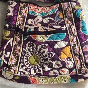 Vera Bradley plum crazy hipster crossbody